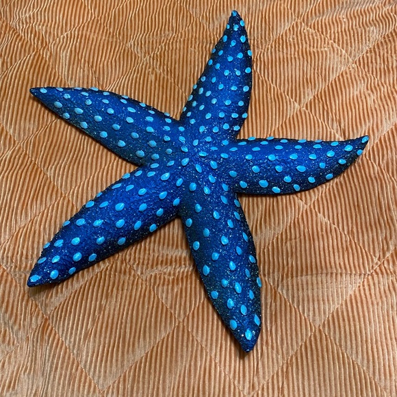 ‼️SOLD‼️Seaside Decor Blue Starfish Giant - Picture 8 of 8